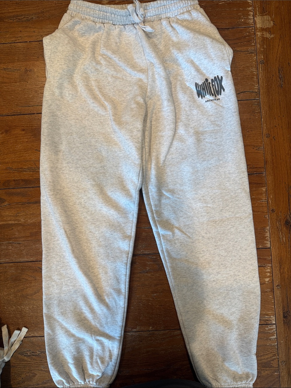 White Fox Boutique Light Gray Sweatpants